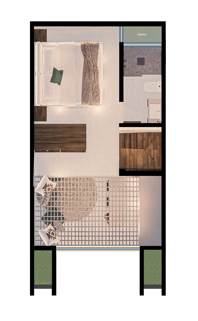 Plano Planta Alta Villa